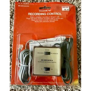 Archer Telephone Recording Control 43-236 B Radio Shack Vintage New but UNSEALED